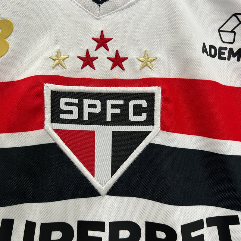 Kit Infantil São Paulo 25/26 New Balance - Branco