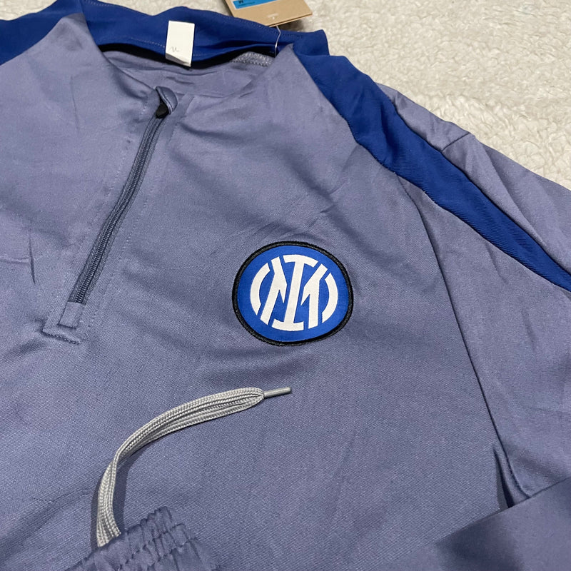 Conjunto de Frio Jaqueta Treino Inter de Milão - Azul