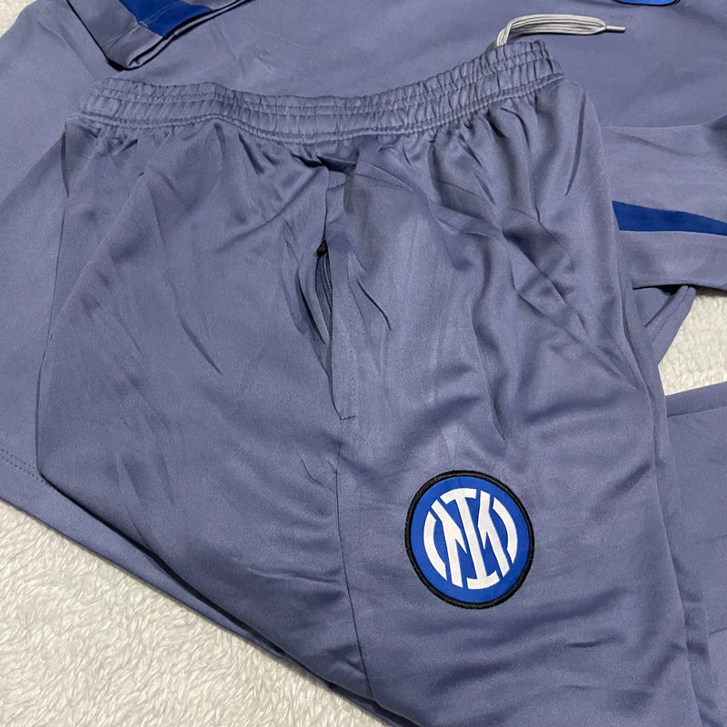 Conjunto de Frio Jaqueta Treino Inter de Milão - Azul