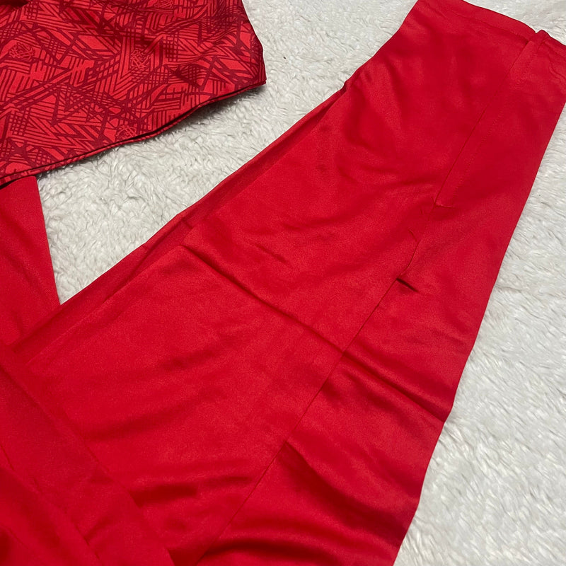 Conjunto de Frio Jaqueta Treino Fluminense - Grená