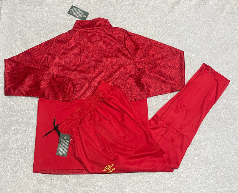 Conjunto de Frio Jaqueta Treino Fluminense - Grená