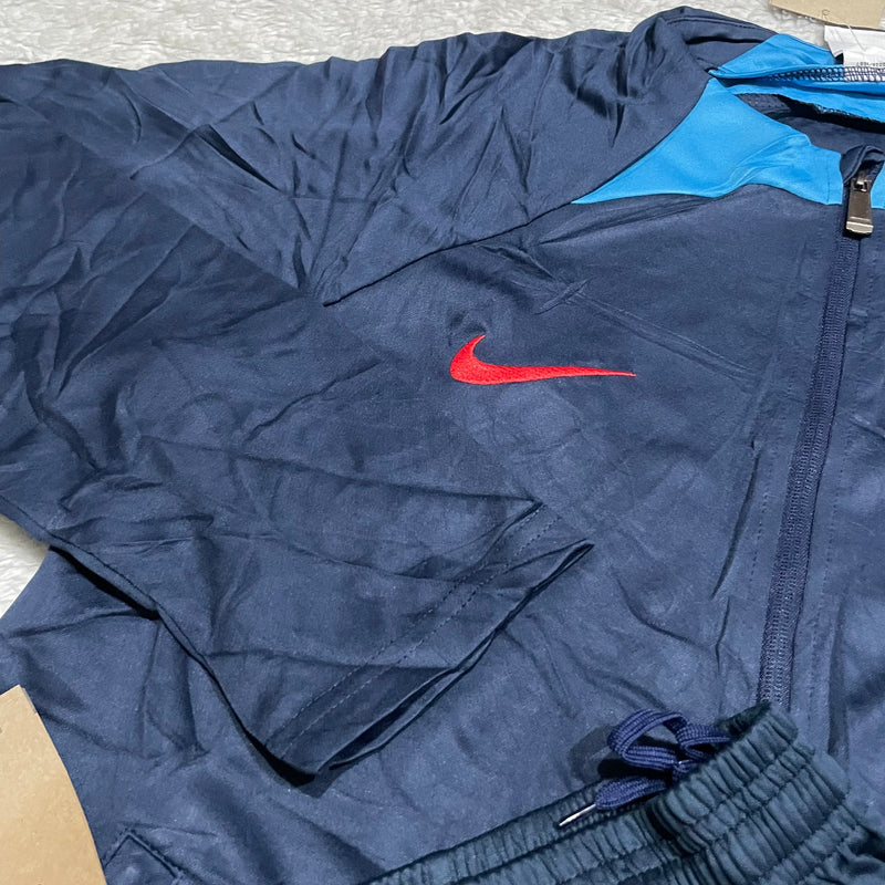 Conjunto de Frio Jaqueta Treino Barcelona - Azul