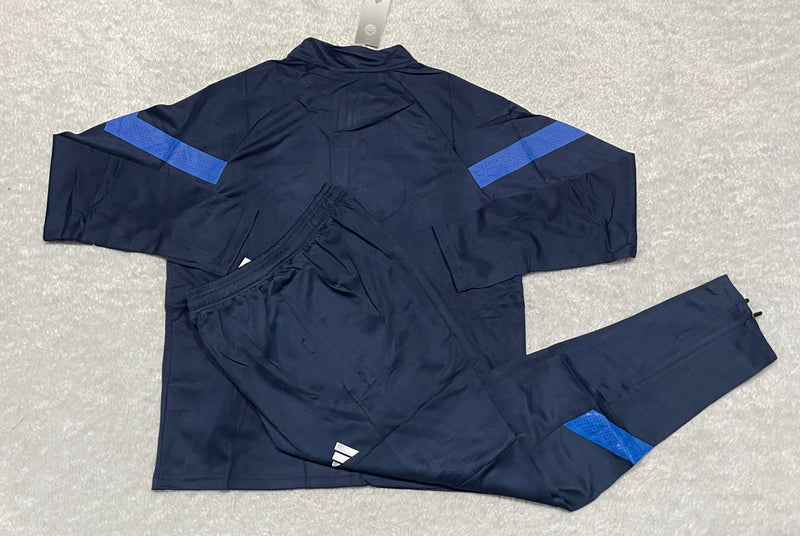 Conjunto de Frio Jaqueta Treino Itália - Azul
