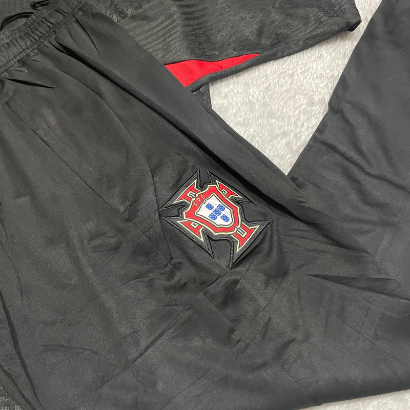 Conjunto de Frio Jaqueta Treino Portugal - Preta