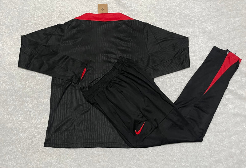 Conjunto de Frio Jaqueta Treino Portugal - Preta