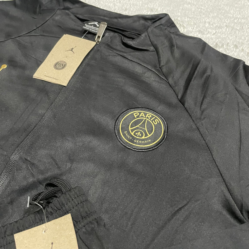 Conjunto de Frio Jaqueta Treino PSG - Preta