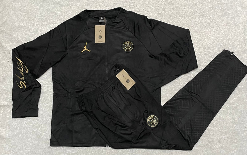 Conjunto de Frio Jaqueta Treino PSG - Preta
