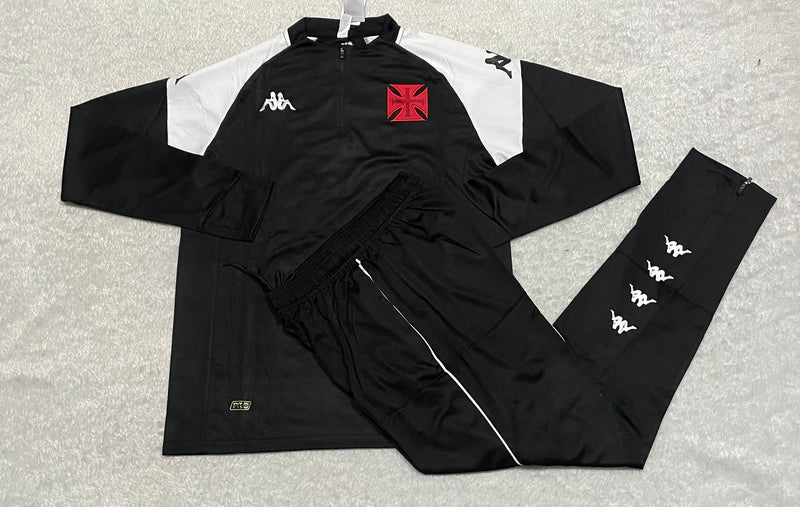 Conjunto de Frio Jaqueta Treino Vasco - Preta